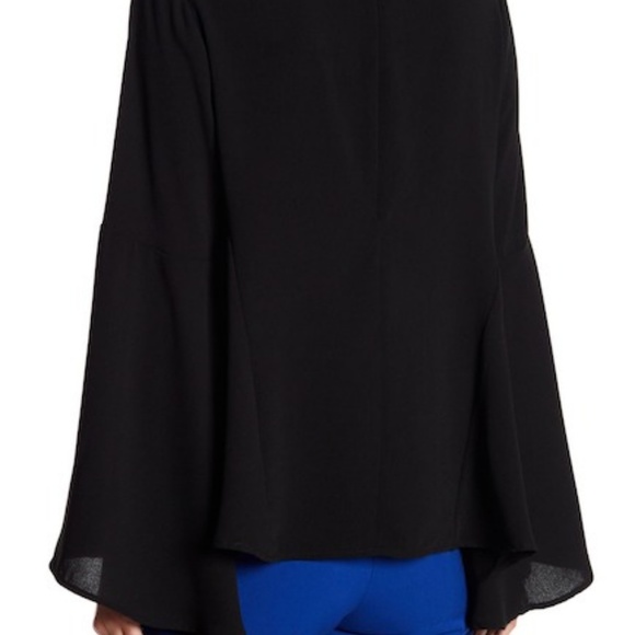 Choker Flutter Sleeve Top - Picture 2 of 6